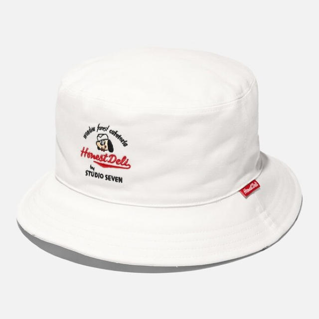 GU(ジーユー)のジーユー　スタジオセブン　リバーシブルハット　白 メンズの帽子(ハット)の商品写真