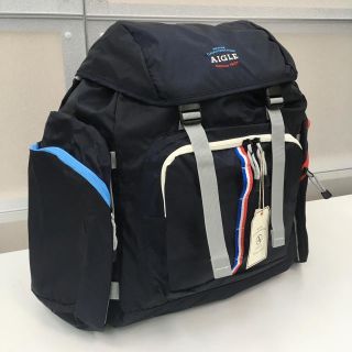 エーグル(AIGLE)のAIGLE林間学校リュック　紺色(リュックサック)