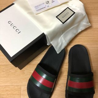 グッチ(Gucci)の正規店購入　グッチ　GUCCI サンダル　シャワーサンダル　6(25cm) (サンダル)