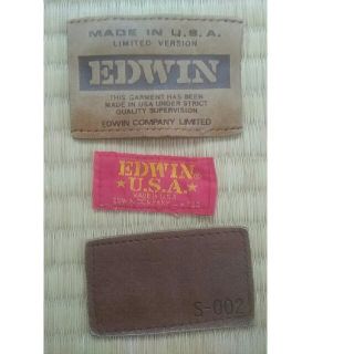 エドウィン(EDWIN)のEDWIN 皮革ラベル(各種パーツ)