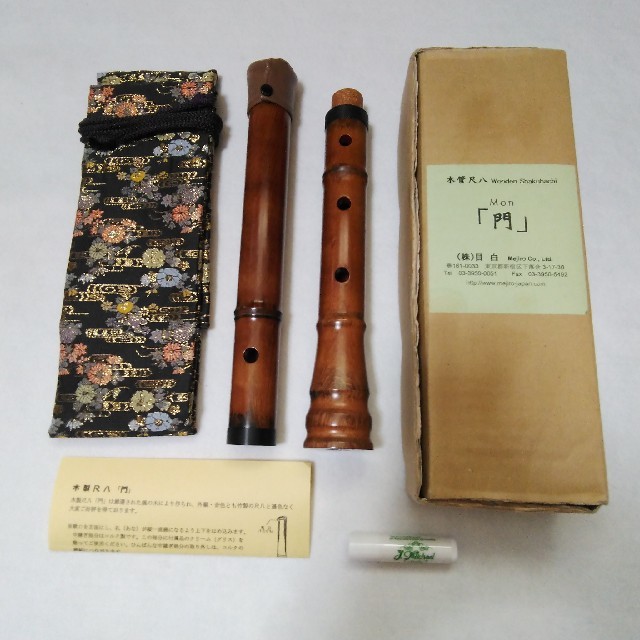 木製尺八「門 Mon」一尺八寸 都山型 楽器の和楽器(尺八)の商品写真