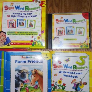 Sight Word Readers 25冊＋ＣＤ＋ワークブック（書込有）   (絵本/児童書)