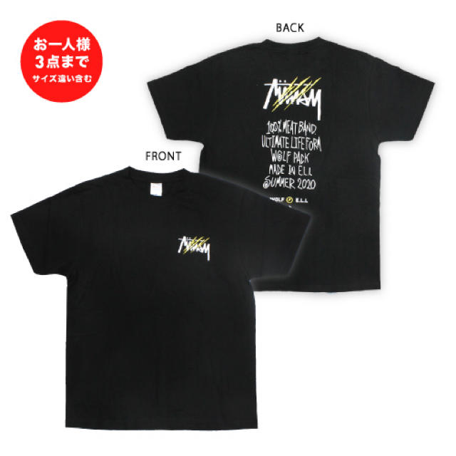 MAN WITH A MISSION(マンウィズアミッション)の【完売】MAN WITH A MISSION ストリートTシャツ Lサイズ エンタメ/ホビーのタレントグッズ(ミュージシャン)の商品写真