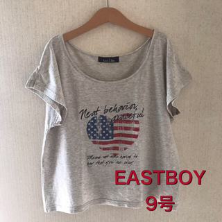 イーストボーイ(EASTBOY)のEASTBOY Tシャツ 9号 ライトグレー(Tシャツ(半袖/袖なし))
