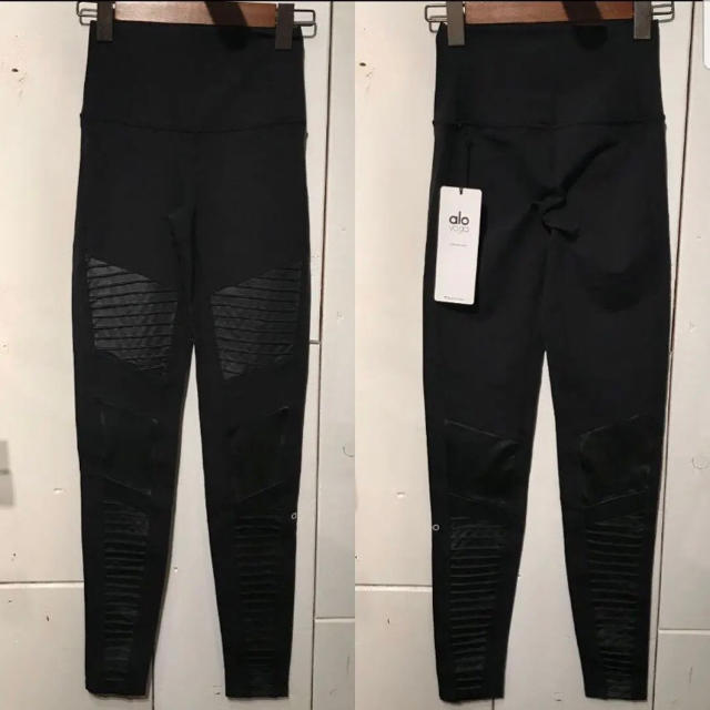 lululemon(ルルレモン)の新品 ALO YOGA アロ ヨガ レギンス ブラック S スパッツ レディースのレッグウェア(レギンス/スパッツ)の商品写真