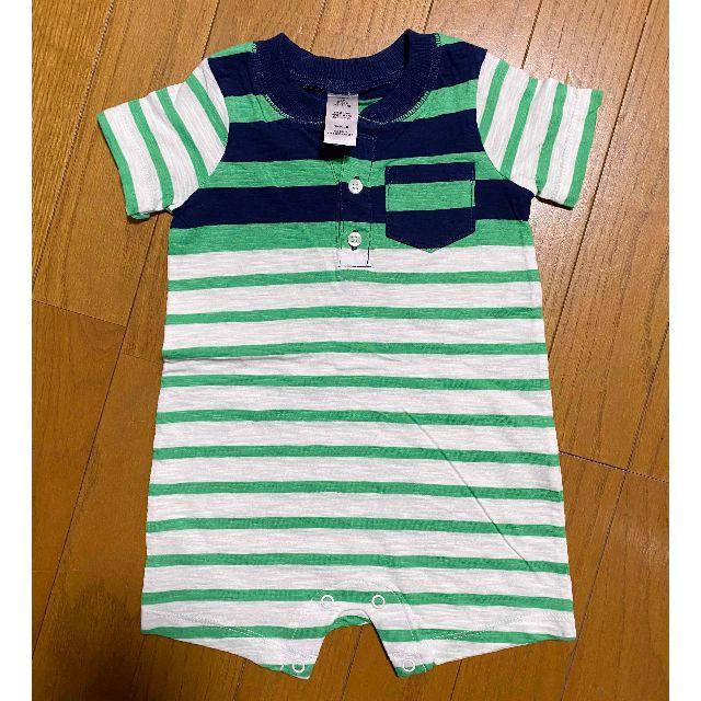 carter's(カーターズ)の新品 2枚 80 90 ★ Carter’s 半袖 ロンパース 24M キリン キッズ/ベビー/マタニティのベビー服(~85cm)(カバーオール)の商品写真