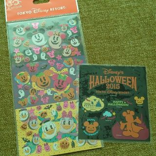 ディズニー(Disney)のディズニー　シール　非売品　蓄光シール　ディズニーリゾート　ハロウィン　2015(ノベルティグッズ)