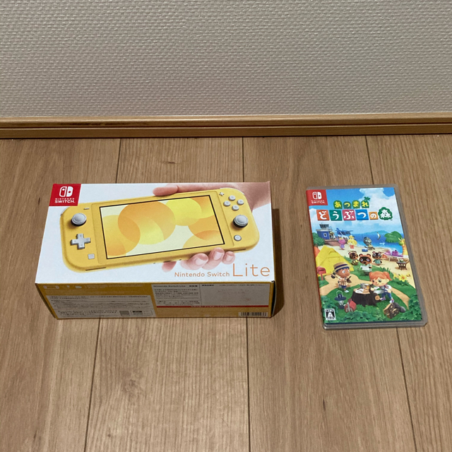 高級素材使用ブランド Nintendo イエロー どうぶつの森ソフト付き Lite ちーぼー様専用 Switch - Switch 家庭用ゲーム機本体