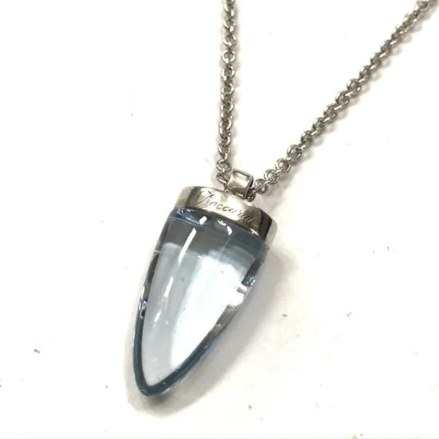 バカラ ネックレス美品 - ブルー レディース アクセサリー