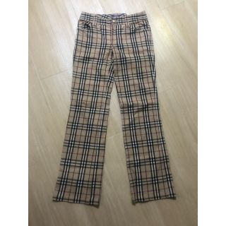 バーバリーブルーレーベル(BURBERRY BLUE LABEL)のjoemf様専用 BURBERRY バーバリー チェックパンツ ズボン 美品(カジュアルパンツ)