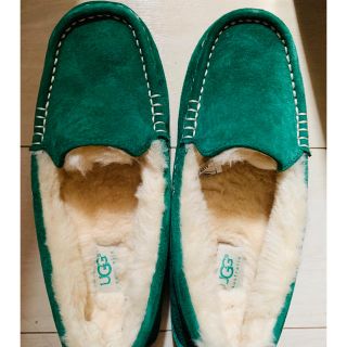 アグ(UGG)のUGG アンスレー モカシン グリーン(スリッポン/モカシン)