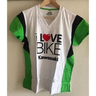 カワサキ(カワサキ)の【新品未使用】Kawasaki カワサキ レディースTシャツ(Tシャツ(半袖/袖なし))