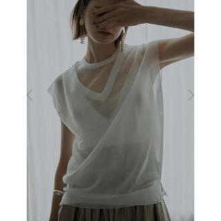 アメリヴィンテージ(Ameri VINTAGE)のAmeri VINTAGE LAME TANK VEST SET TOP(タンクトップ)