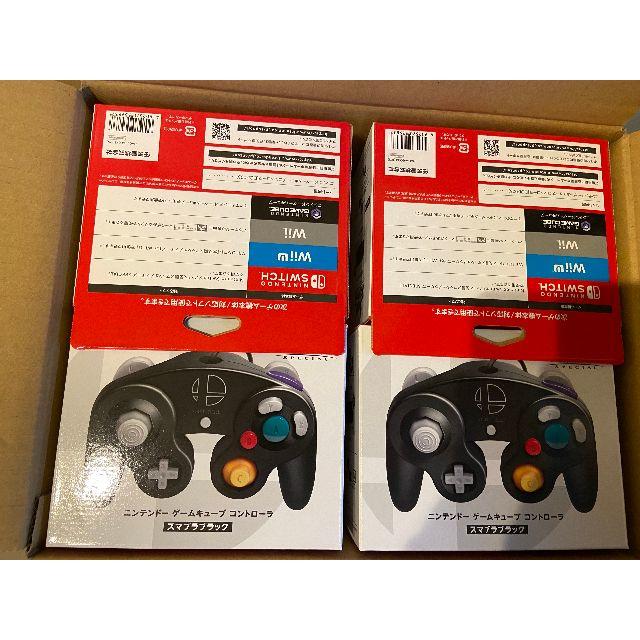 4台セット ゲームキューブコントローラー スマブラブラック 多様な www