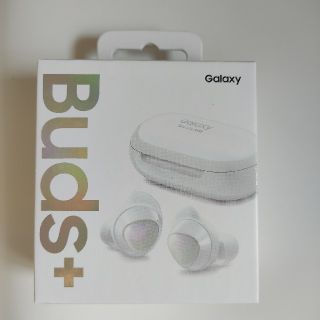 サムスン(SAMSUNG)のGALAXY buds+　ホワイト(ヘッドフォン/イヤフォン)