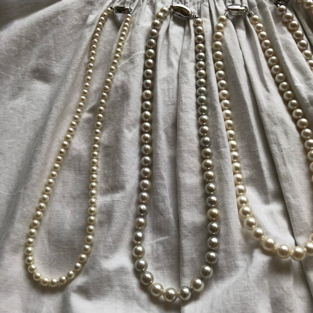 真珠ネックレス確認用‼️ レディースのアクセサリー(ネックレス)の商品写真