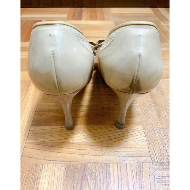 GINZA Kanematsu(ギンザカネマツ)の銀座かねまつ  上品パンプス　ベージュ　22cm レディースの靴/シューズ(ハイヒール/パンプス)の商品写真