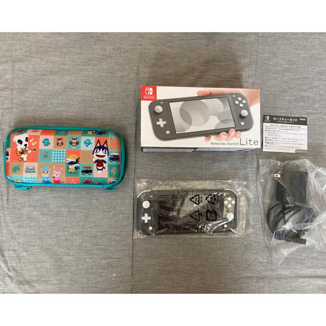 Nintendo Switch LITE グレー スイッチ ライト ソフト付き - library ...