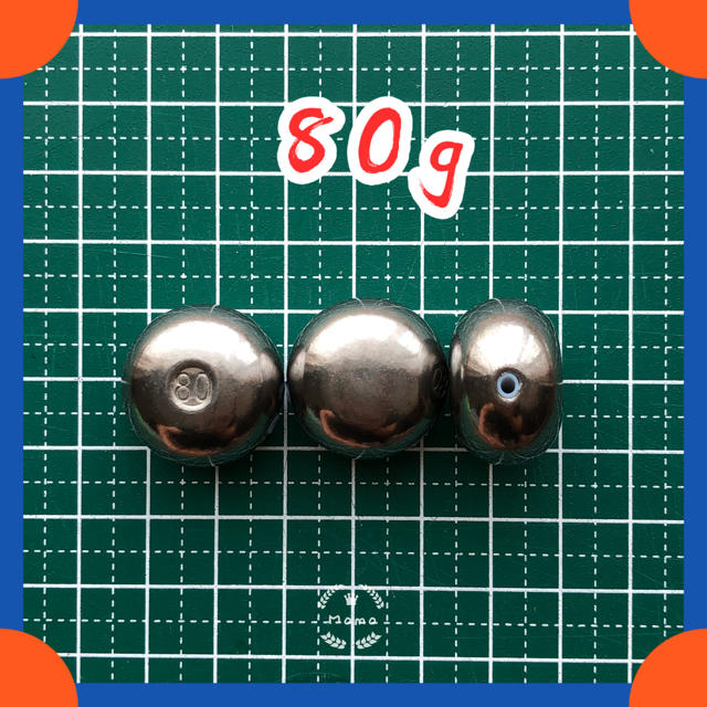 【在庫限り&送料無料】タイラバタングステンシンカー60g*3個80g*3個 2