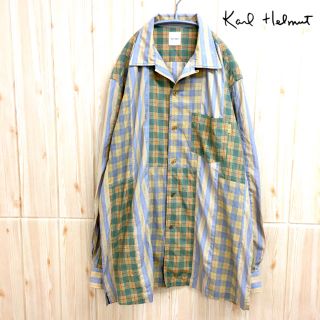 カールヘルム(Karl Helmut)の【Karl Helmut】シャツ(F) チェックシャツ　ストライプ(シャツ)