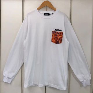 エクストララージ(XLARGE)の美品！X-LARGE INGREDIENTS SLANTED OG ポケットＴ(Tシャツ/カットソー(七分/長袖))