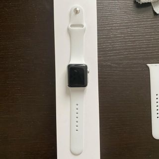 アップル(Apple)のApple Watch Series3 38mm Silver Aluminum(腕時計(デジタル))