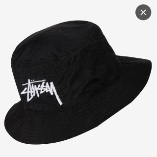 ナイキ(NIKE)の【新品未使用】STUSSY×NIKE BUCKET HAT S/M 黒(ハット)