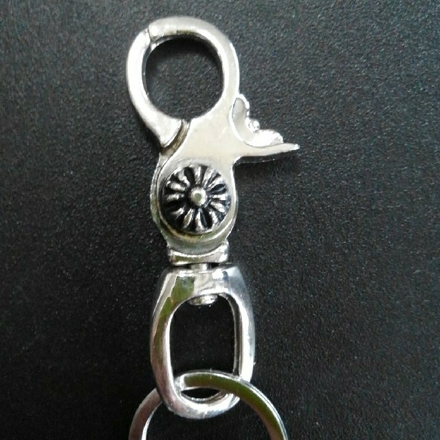 Chrome Hearts(クロムハーツ)のクロムハーツタイプSILVA925クロスボールキーリング メンズのアクセサリー(その他)の商品写真