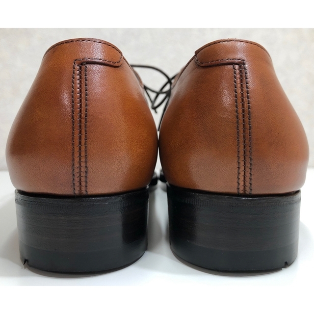 SANYO YAMACHO - 【美品】三陽山長 内羽根プレーントゥ 鞍之介 SANYO YAMACHO - 【美品】三陽山長 内羽根プレーントゥ 鞍之介