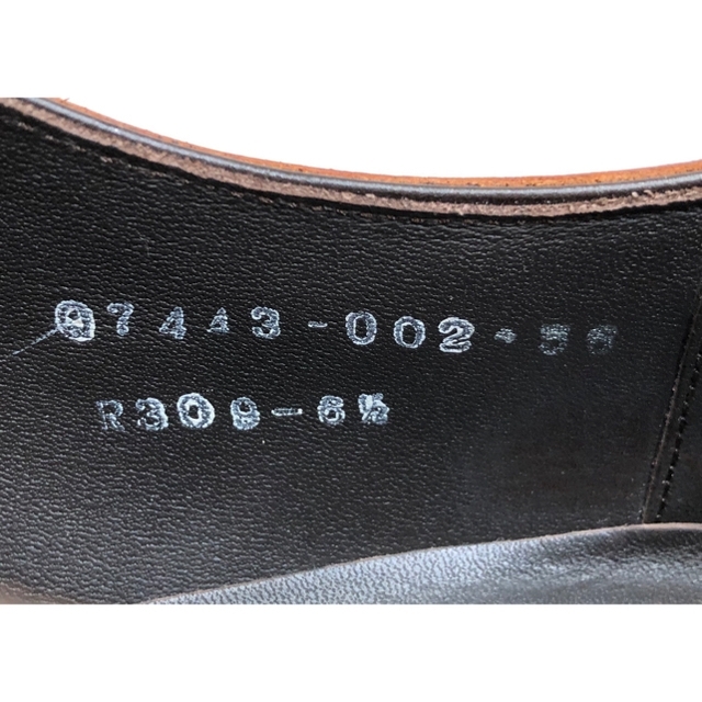 SANYO YAMACHO - 【美品】三陽山長 内羽根プレーントゥ 鞍之介 SANYO YAMACHO - 【美品】三陽山長 内羽根プレーントゥ 鞍之介