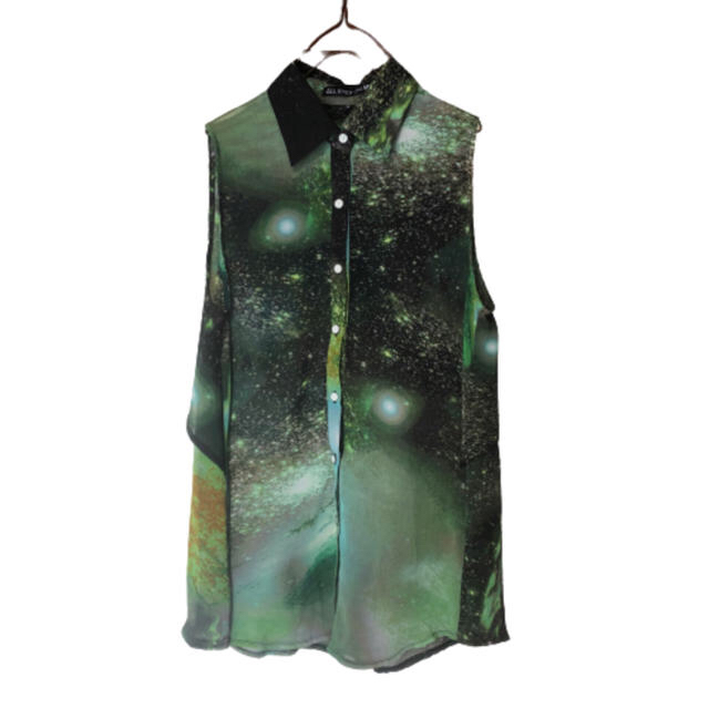 Planet sleeveless shirt 宇宙 タンクトップ レディースのトップス(シャツ/ブラウス(半袖/袖なし))の商品写真
