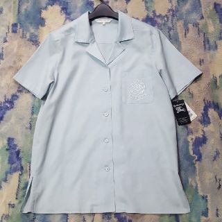 バーバリー(BURBERRY) オープンカラー シャツ/ブラウス(レディース