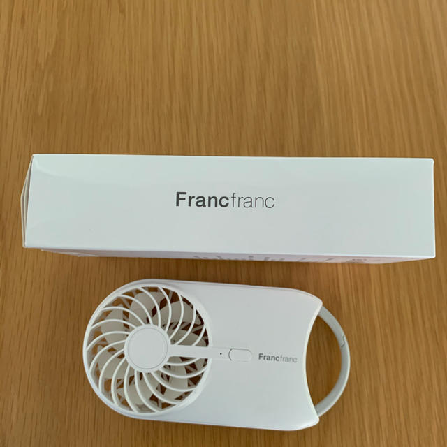 Francfranc フランフラン フレ キャリーファン ホワイト Francfrancの通販 by megu's shop｜フランフランならラクマ