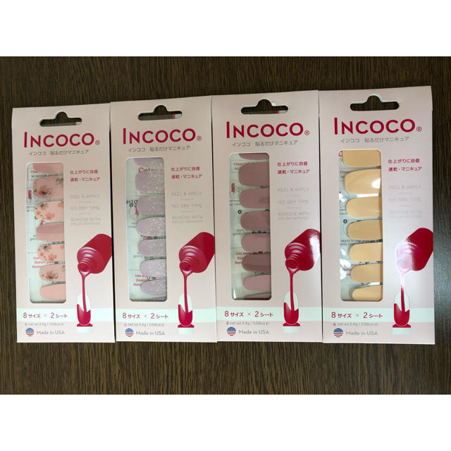 INCOCO インココ 貼るだけマニキュア ネイルシール コスメ/美容のネイル(ネイル用品)の商品写真
