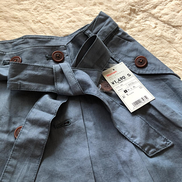 GU(ジーユー)の■ 新品　ジーユー　リボンスカート　ブルー　水色 レディースのスカート(ミニスカート)の商品写真