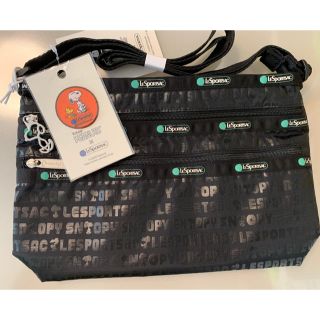 レスポートサック(LeSportsac)の（新品タグ付き）レスポートサック スヌーピー タイポグラフィ(ショルダーバッグ)