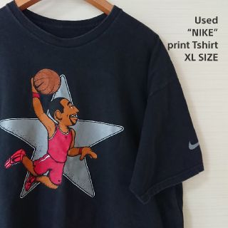 ナイキ(NIKE)の☆US古着ナイキ/ビッグサイズ/プリントTシャツ/XL(Tシャツ/カットソー(半袖/袖なし))