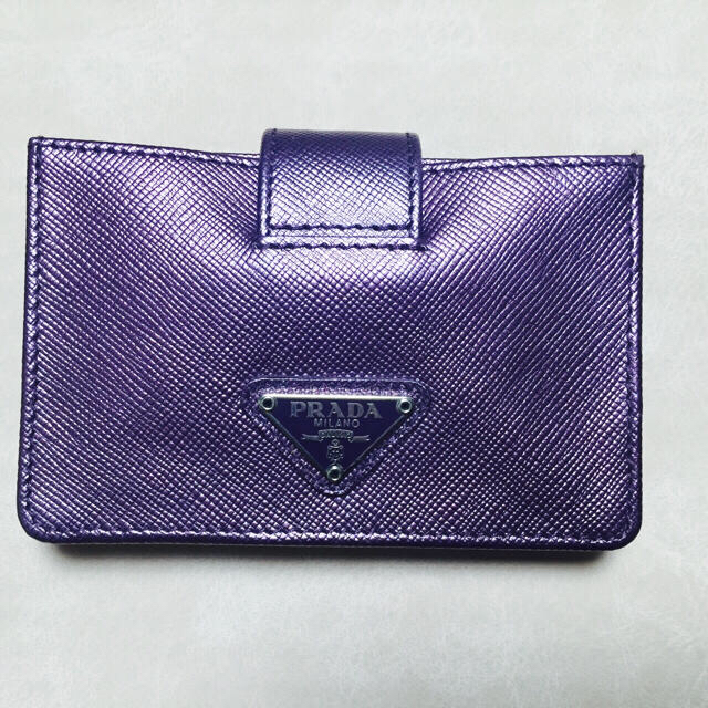 PRADA(プラダ)の新品【プラダ】レザーカードケース  レディースのファッション小物(名刺入れ/定期入れ)の商品写真