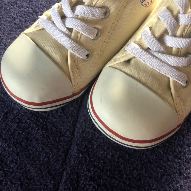 CONVERSE(コンバース)のコンバース14センチ白 キッズ/ベビー/マタニティのベビー靴/シューズ(~14cm)(スニーカー)の商品写真