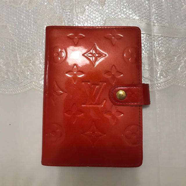 Louis VUITTON ヴィトン????ヴェルニ????手帳ケース 赤