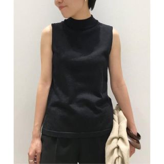 アパルトモンドゥーズィエムクラス(L'Appartement DEUXIEME CLASSE)の新品タグ付　L'Appartement Silk * CTN N/S TOP(カットソー(半袖/袖なし))