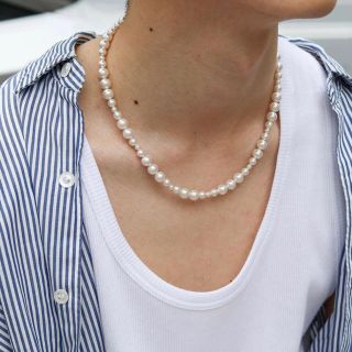 【レア】Jieda SWITCHING PEARL NECKLACE  20aw