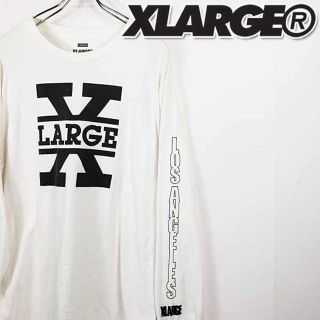 エクストララージ(XLARGE)の【古着】エクストララージ メキシコ製 ロングTシャツ ビッグロゴ 希少デザイン(Tシャツ/カットソー(七分/長袖))