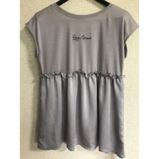 レピピアルマリオ(repipi armario)のUネック切り替えカットソー　160センチ(Tシャツ/カットソー)