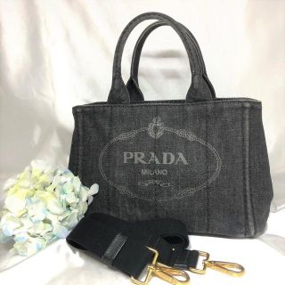 プラダ(PRADA)のプラダ　カナパトート　Sサイズ　2way　デニム(トートバッグ)