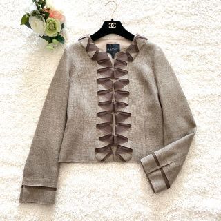 ランバンコレクション(LANVIN COLLECTION)の極綺麗‼️ランバンコレクション ノーカラージャケット フォクシー(ノーカラージャケット)