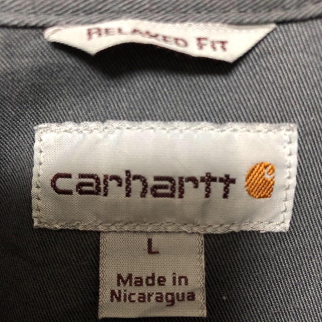 carhartt(カーハート)の【古着】カーハート ワンポイントロゴ オーバーサイズ ワークシャツ XL メンズのトップス(シャツ)の商品写真