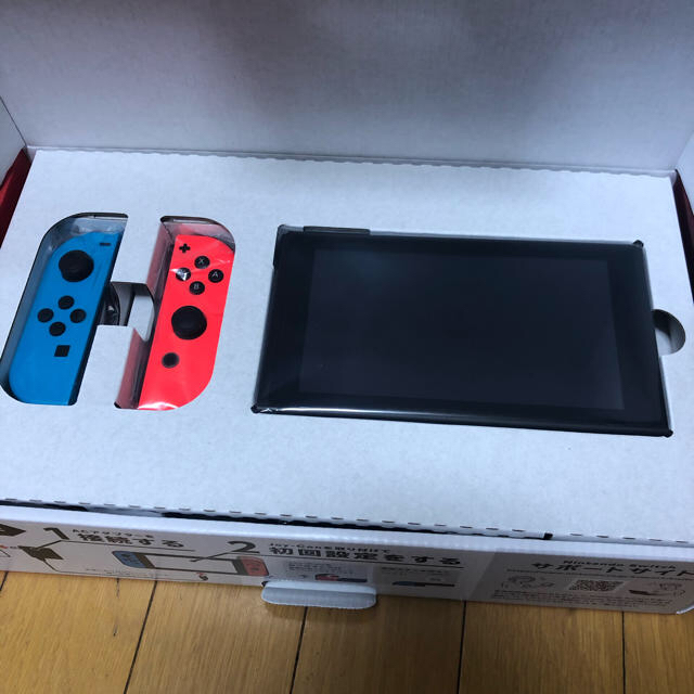 ゲームソフトゲーム機本体Nintendo Switch JOY-CON(L) ネオンブルー/(R) ネオ