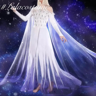 日本未発売✧︎ アナと雪の女王2 エルサ 精霊ドレス (衣装)
