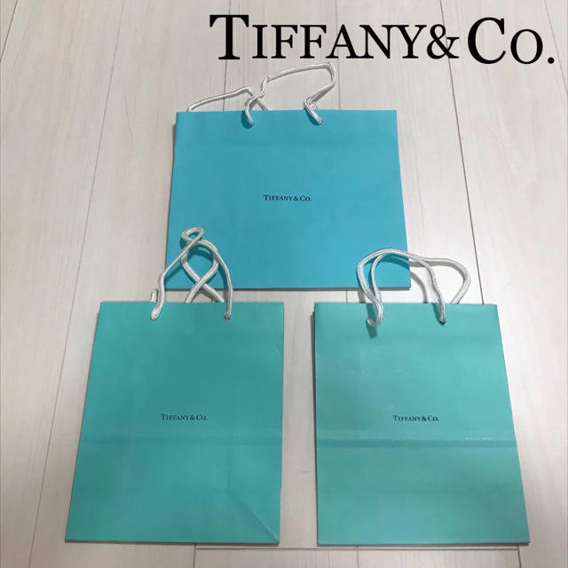 Tiffany  Co. TIFFANYCO. 紙袋 ショップ袋 2種類 3枚の通販 by やの's shop｜ティファニーならラクマ